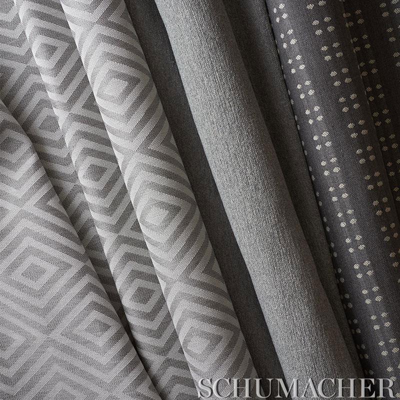 Schumacher Piedra Indoor/Outdoor Gray Fabric