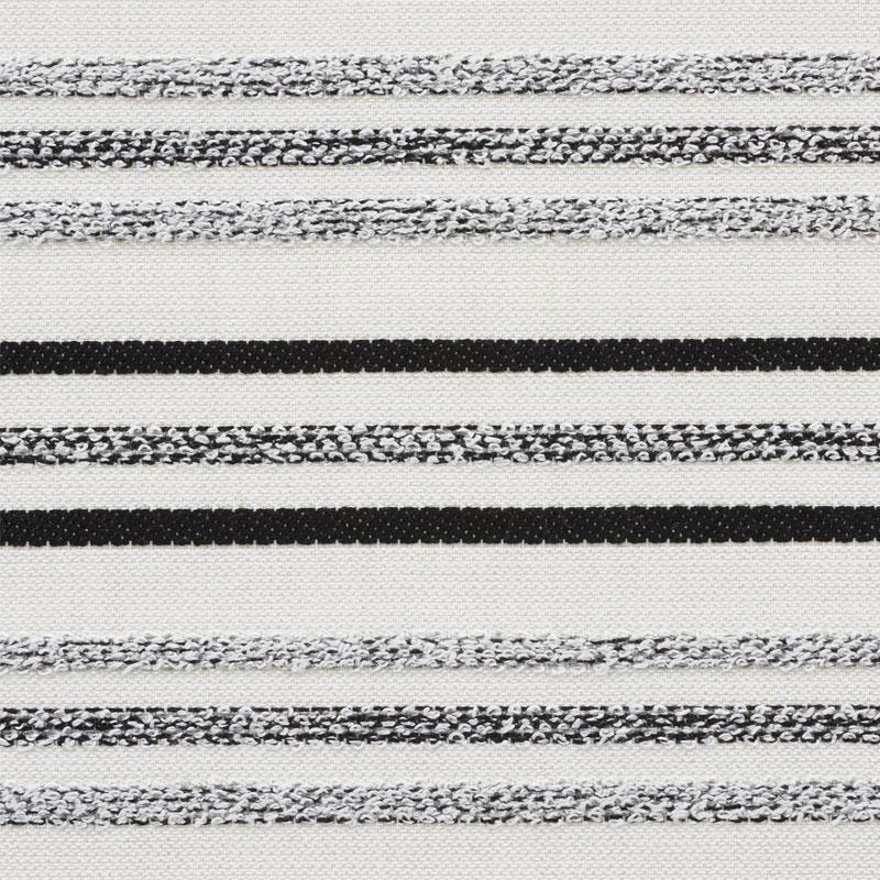 Schumacher Poplar Indoor/Outdoor Carbon Fabric