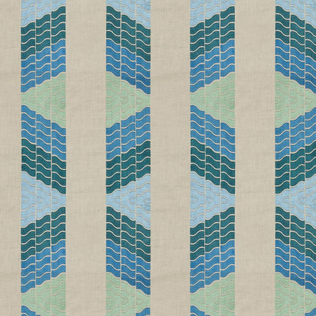 Brunschwig & Fils CLOUDS AQUA Upholstery Fabric