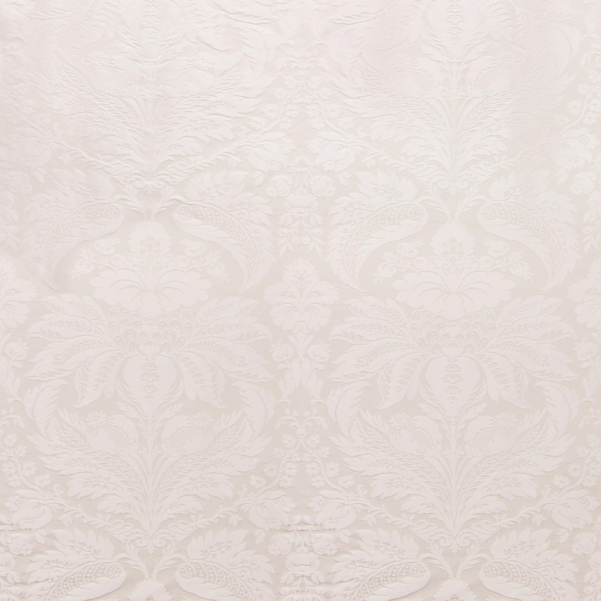 Brunschwig & Fils DAMASK PIERRE SNOW Upholstery Fabric