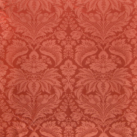 Brunschwig & Fils DAMASK PIERRE PEPPER RED Upholstery Fabric
