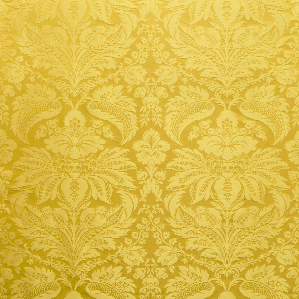 Brunschwig & Fils DAMASK PIERRE CANARY Upholstery Fabric