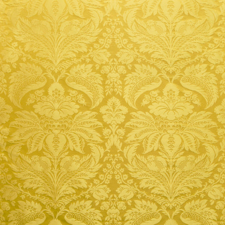 Brunschwig & Fils DAMASK PIERRE CANARY Upholstery Fabric
