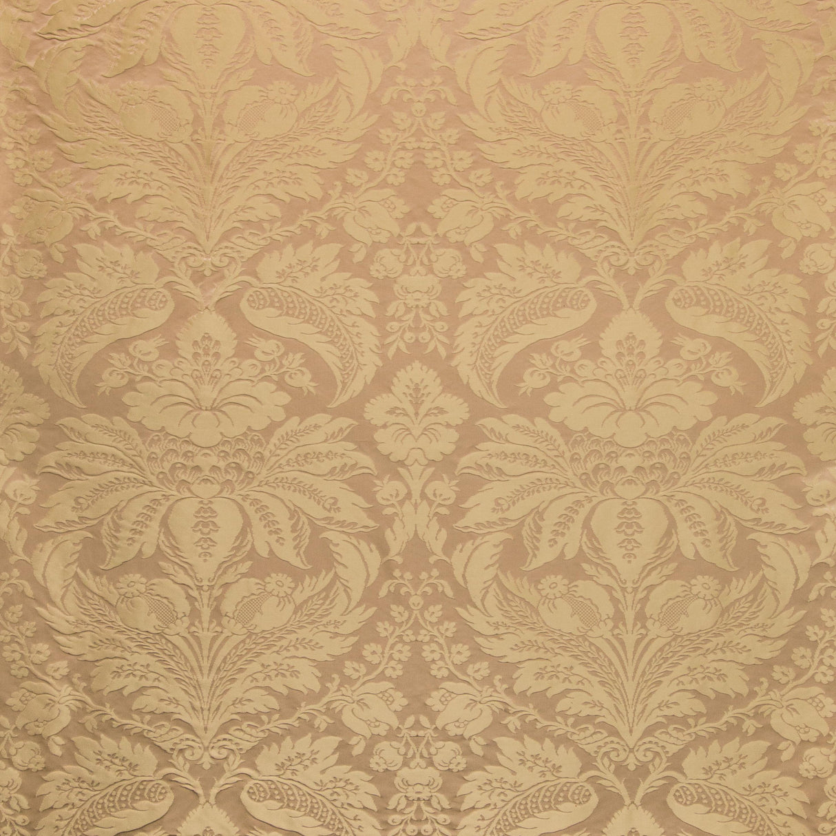 Brunschwig & Fils DAMASK PIERRE WHEAT Upholstery Fabric