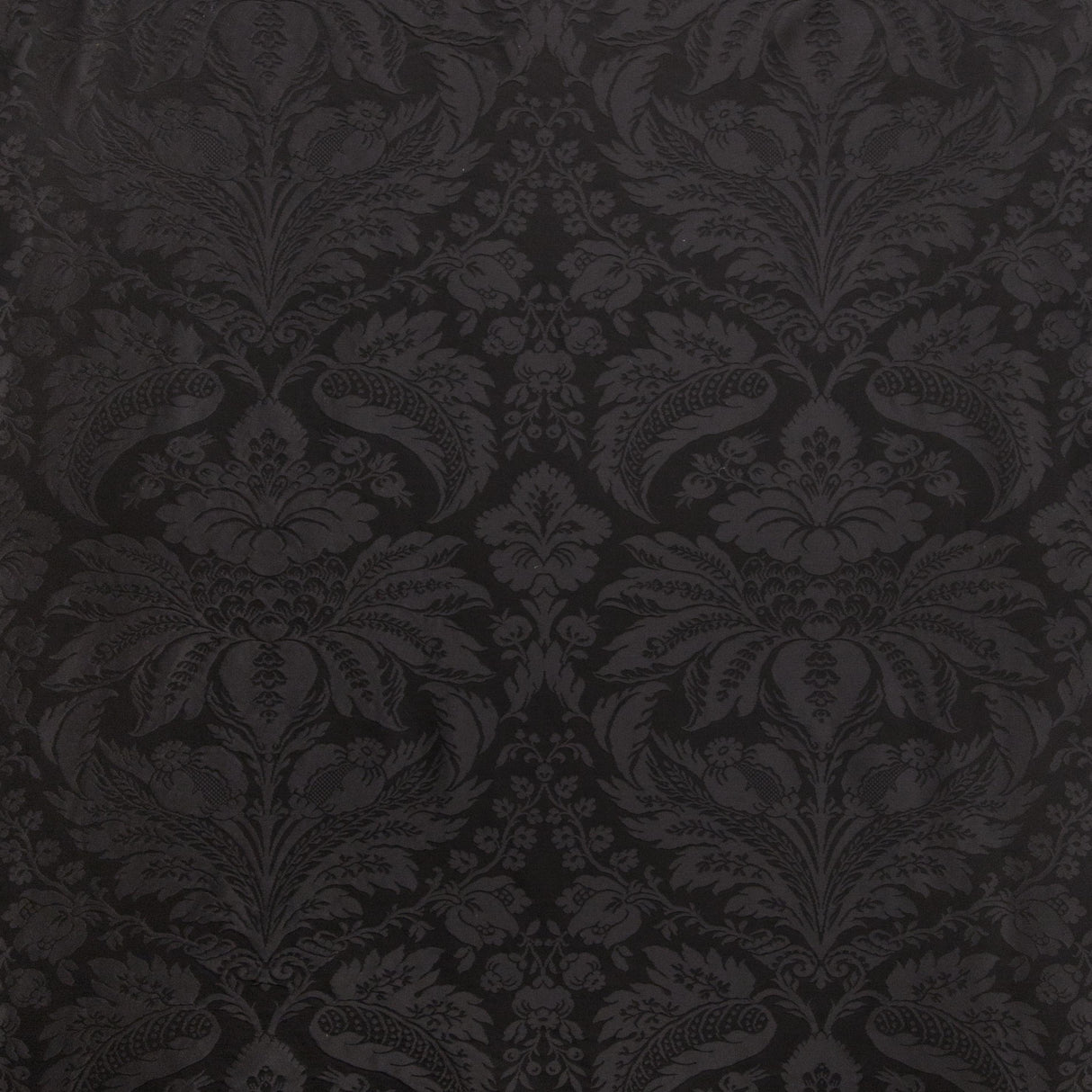 Brunschwig & Fils DAMASK PIERRE BLACK Upholstery Fabric
