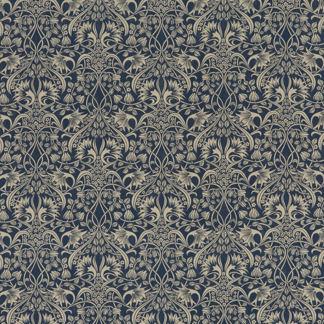 G P & J Baker FRITILLERIE INDIGO Fabric