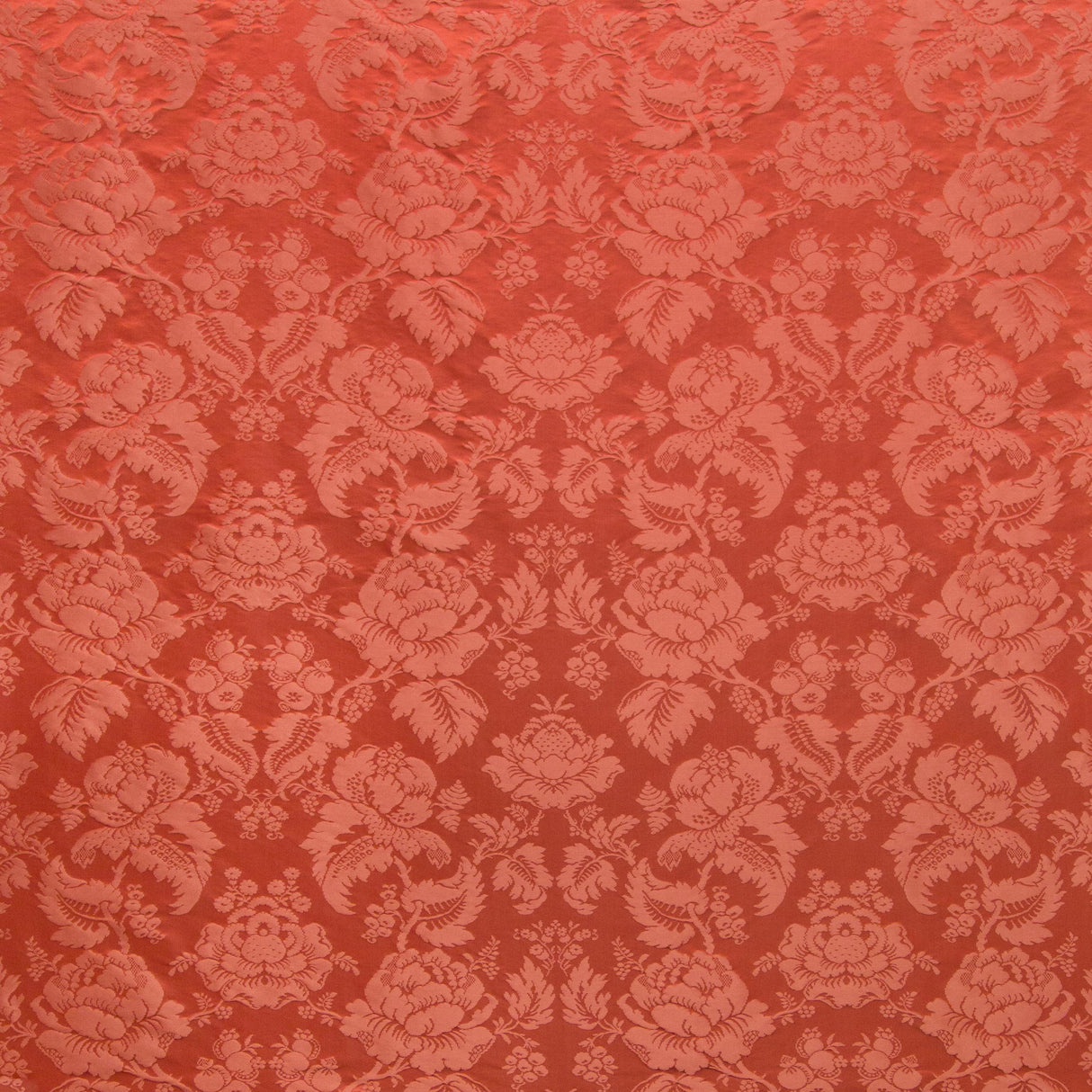 Brunschwig & Fils MOULINS DAMASK PEPPER RED Upholstery Fabric