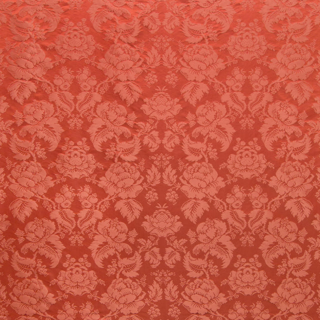 Brunschwig & Fils MOULINS DAMASK PEPPER RED Upholstery Fabric