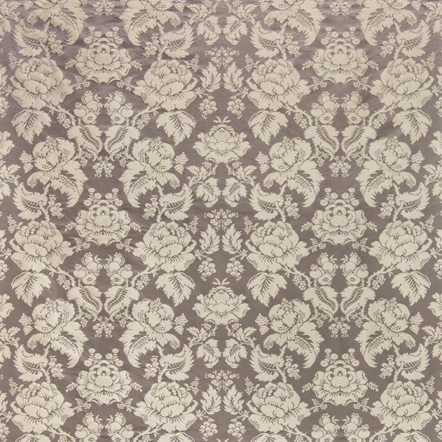 Brunschwig & Fils MOULINS DAMASK CHARCOAL Upholstery Fabric