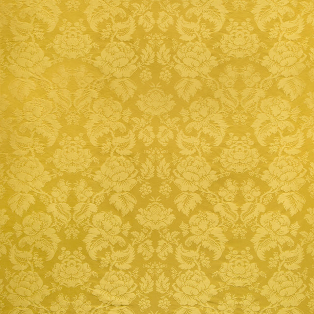 Brunschwig & Fils MOULINS DAMASK CANARY Upholstery Fabric