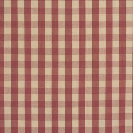 Brunschwig & Fils CARSTEN CHECK ROSE AND CREAM Upholstery Fabric