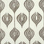 Lee Jofa TULIP WHITE/CHOCOLATE Fabric
