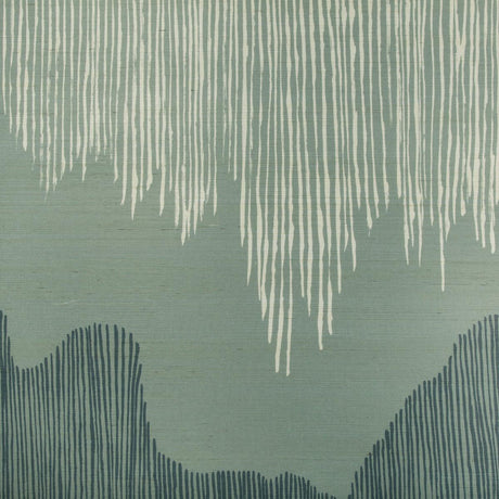 Lee Jofa CASCADIA PAPER TEAL Wallpaper