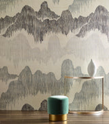 Lee Jofa CASCADIA PAPER TEAL Wallpaper