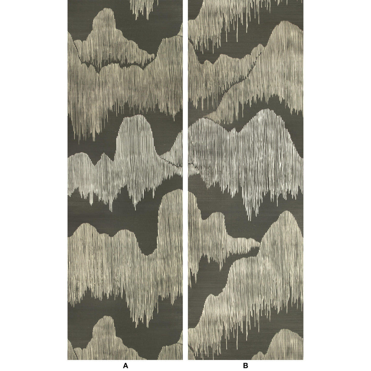 Lee Jofa CASCADIA PAPER NOIR Wallpaper