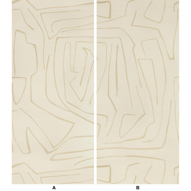 Lee Jofa GRAFFITO II PARCHMENT Wallpaper