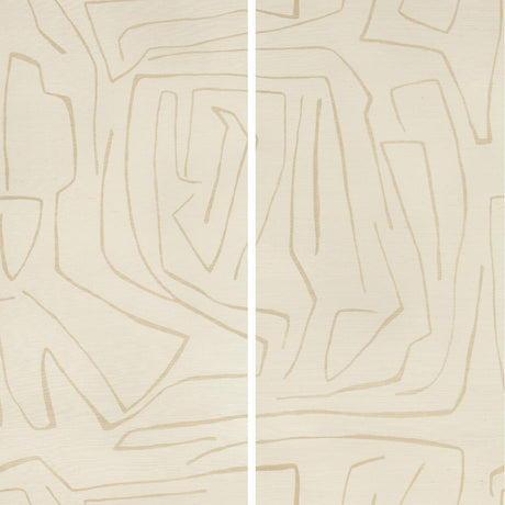Lee Jofa GRAFFITO II PARCHMENT Wallpaper
