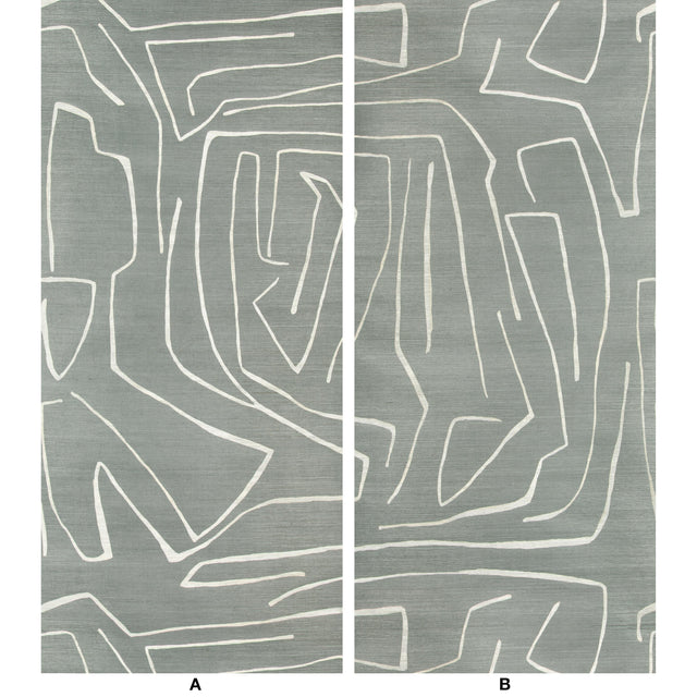 Lee Jofa GRAFFITO II DENIM Wallpaper