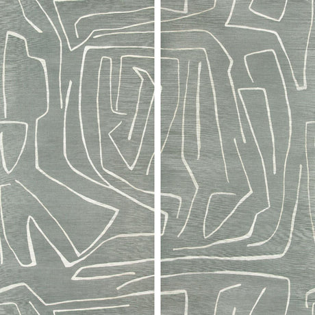Lee Jofa GRAFFITO II DENIM Wallpaper