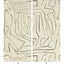 Lee Jofa GRAFFITO II IVORY/EBONY Wallpaper