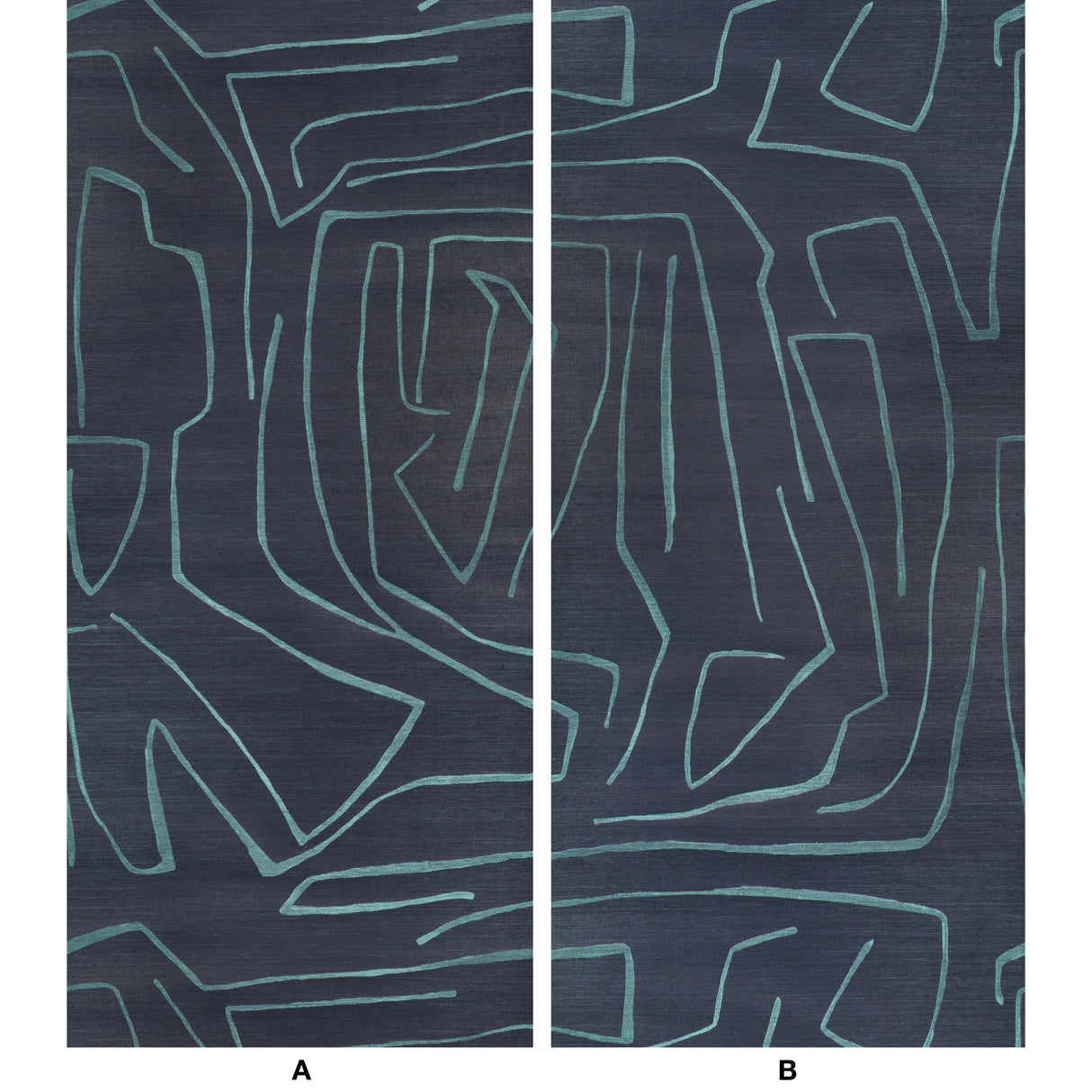 Lee Jofa GRAFFITO II NAVY Wallpaper