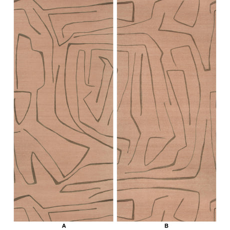 Lee Jofa GRAFFITO II ROSA Wallpaper