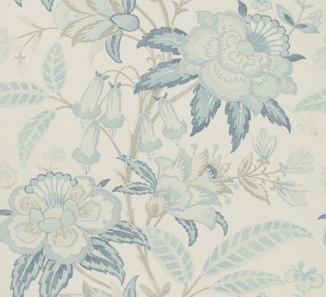Lee Jofa DAVENPORT PAPER FROST BLUE Wallpaper