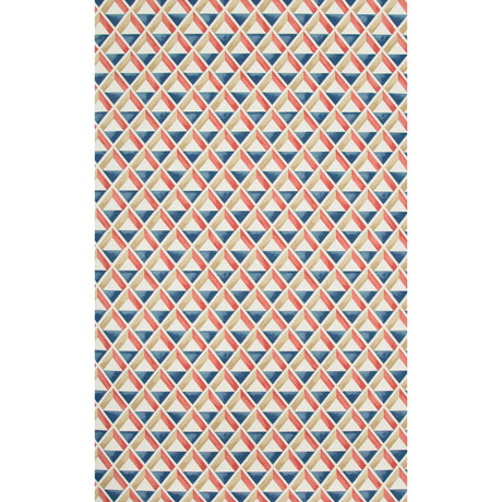 Lee Jofa CANNES PAPER RED/BLUE Wallpaper