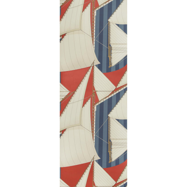 Lee Jofa ST TROPEZ WP RED/BLUE Wallpaper