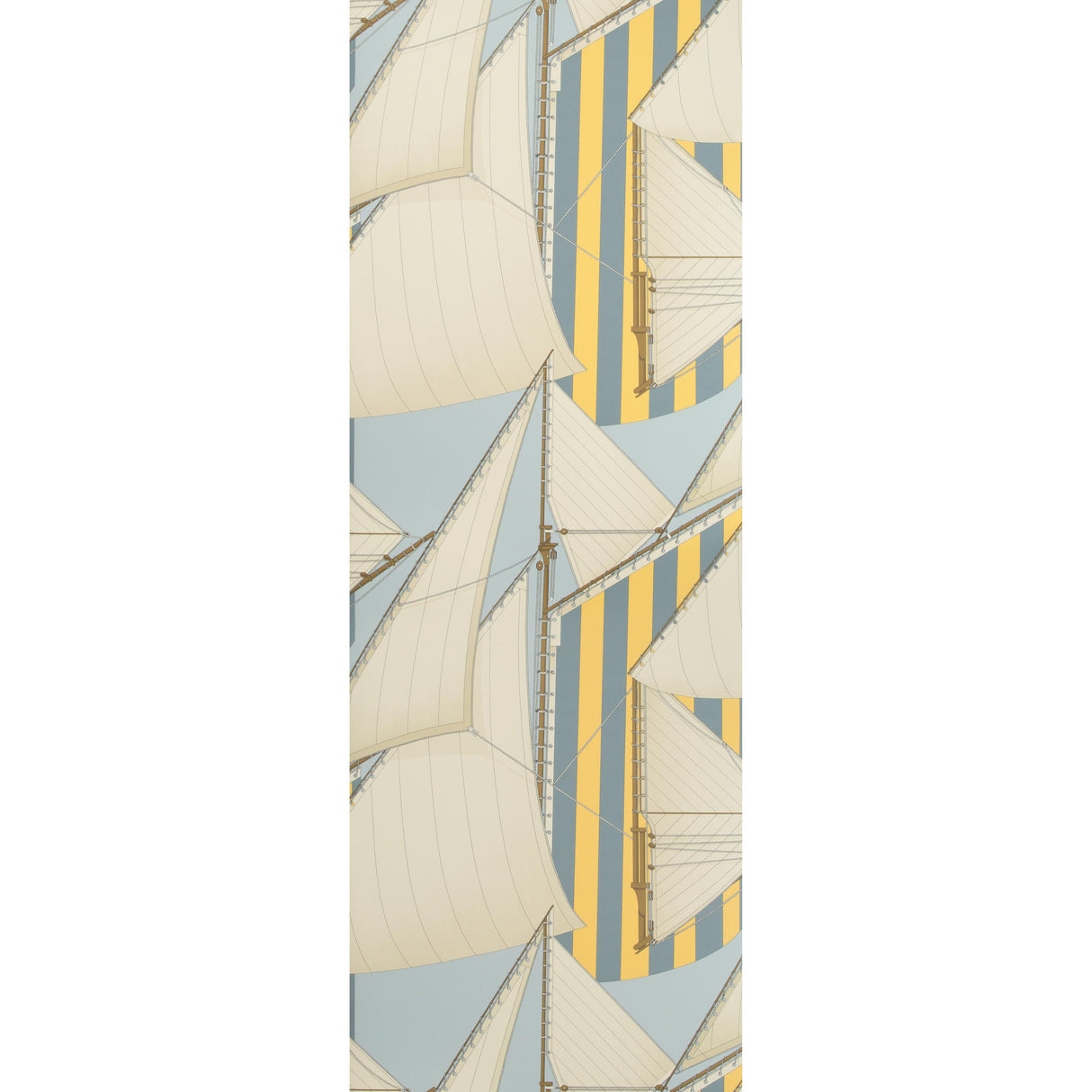 Lee Jofa ST TROPEZ WP BLUE/YELLOW Wallpaper