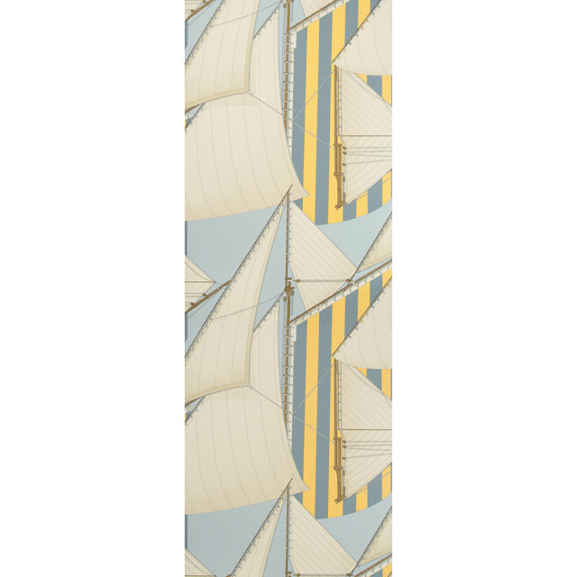 Lee Jofa ST TROPEZ WP BLUE/YELLOW Wallpaper
