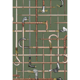 Cole & Son BASTONI FOREST GREEN Wallpaper