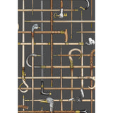 Cole & Son BASTONI CHARCOAL Wallpaper