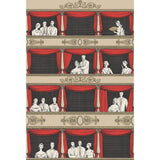 Cole & Son TEATRO LINEN/ROUGE Wallpaper