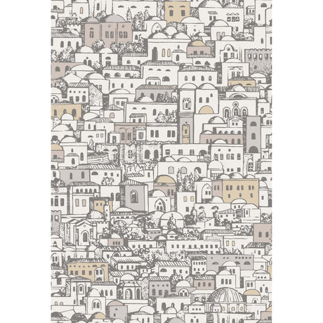 Cole & Son MEDITERRANEA WHITE/GILVER Wallpaper