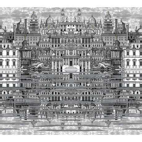 Cole & Son RIFLESSO BLACK/WHITE Wallpaper