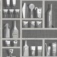 Cole & Son COCKTAILS SOOT/SNOW Wallpaper
