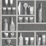 Cole & Son COCKTAILS SOOT/SNOW Wallpaper