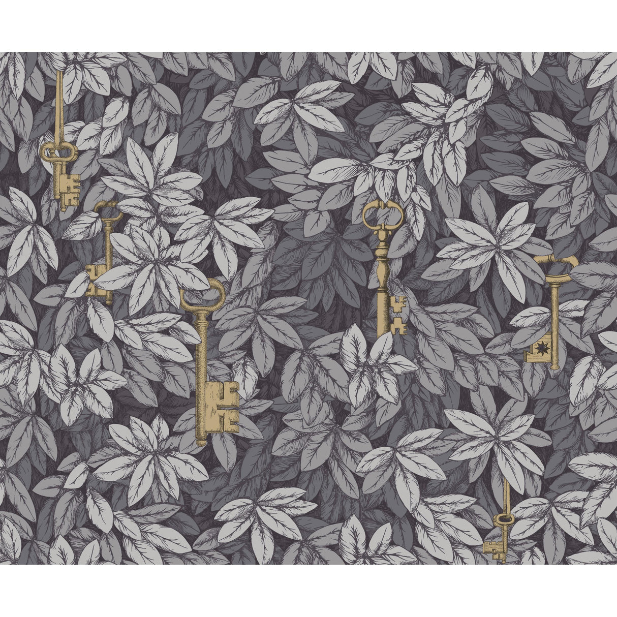 Cole & Son CHIAVI SEGRETE SBLUE/GREY Wallpaper