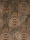 Old World Weavers Cuir Serie 1900 Natural & Gold Upholstery Fabric