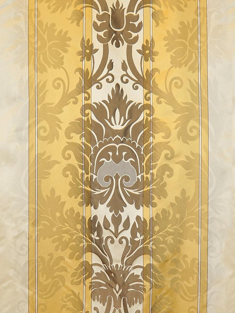 Scalamandre Aliplo Gold/Cocoa Fabric