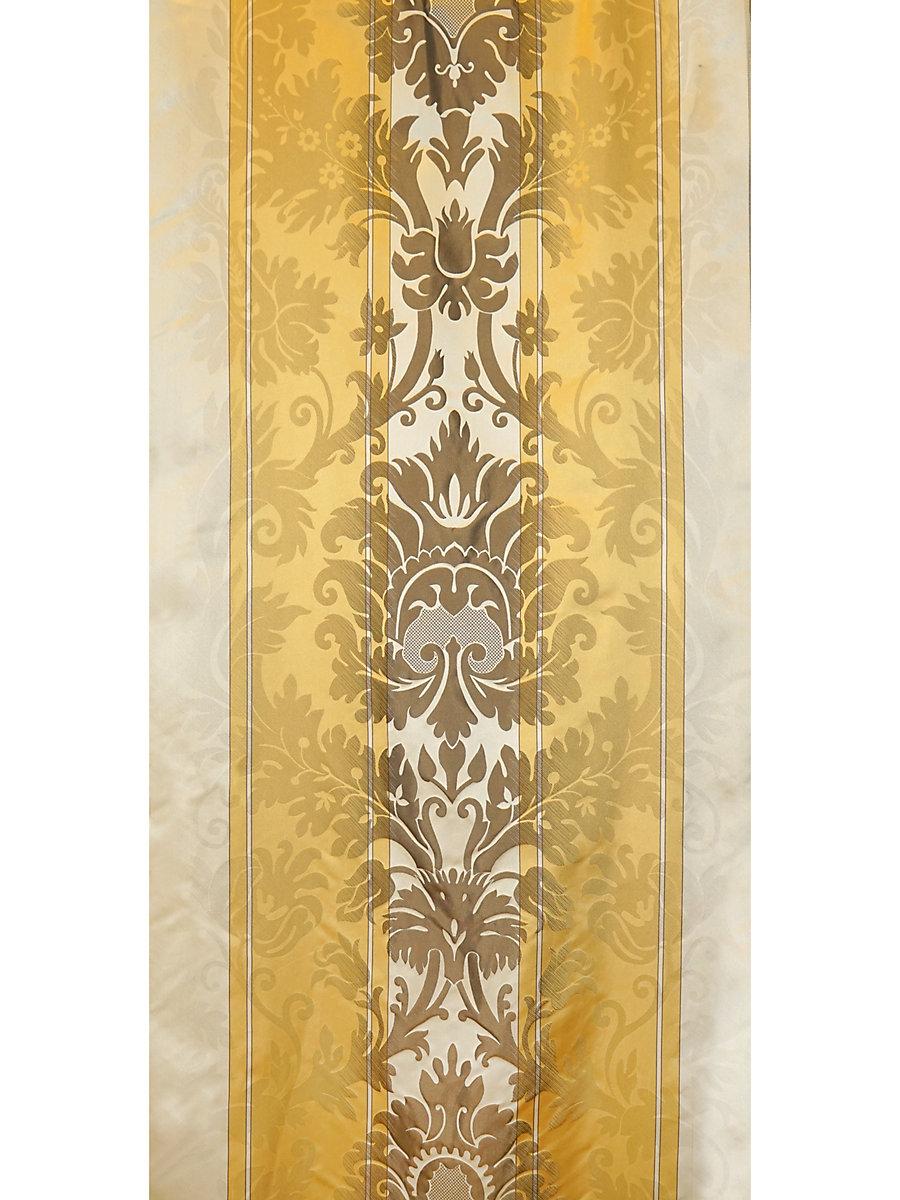 Scalamandre Aliplo Gold/Cocoa Fabric