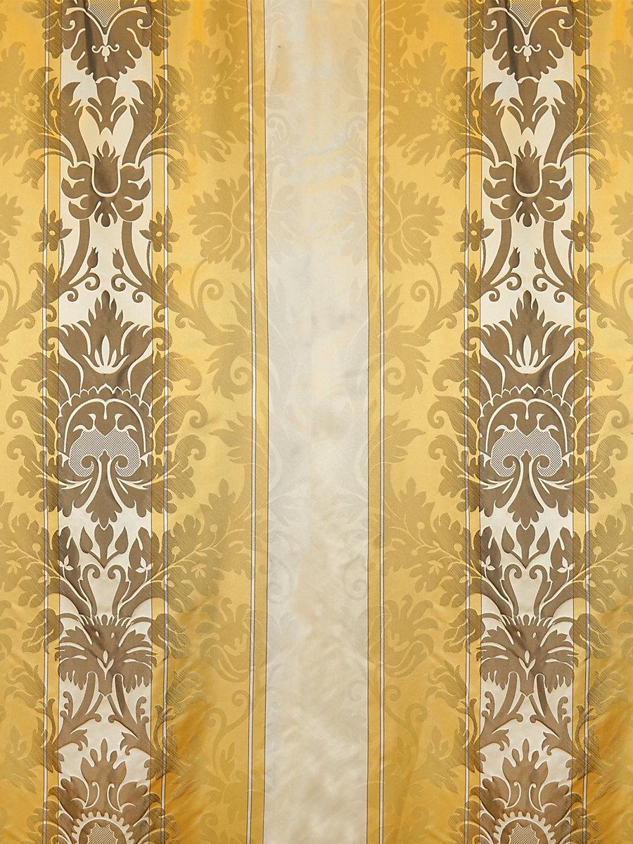 Scalamandre Aliplo Gold/Cocoa Fabric
