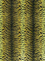 Scalamandre Tigre Greens & Black Fabric
