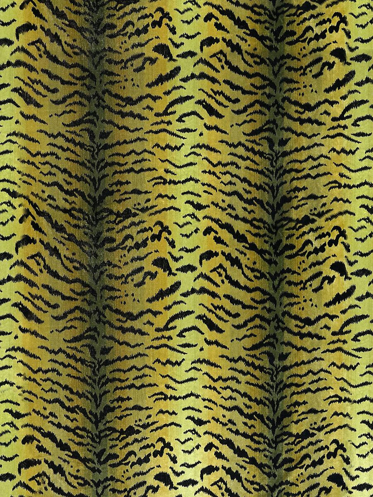 Scalamandre TIGRE GREENS & BLACK Fabric