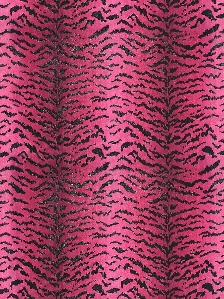 Scalamandre Tigre Reds & Black Fabric