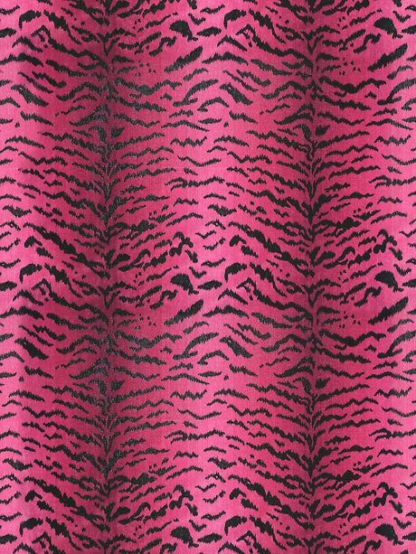 Scalamandre Tigre Reds & Black Fabric