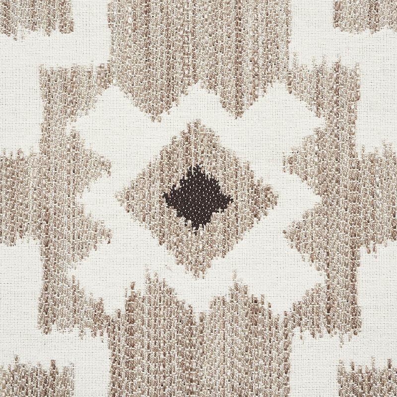 Schumacher Crusoe Ikat Greige Fabric