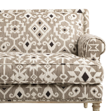 Schumacher Crusoe Ikat Greige Fabric