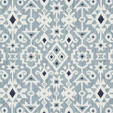 Schumacher Crusoe Ikat Sky Fabric
